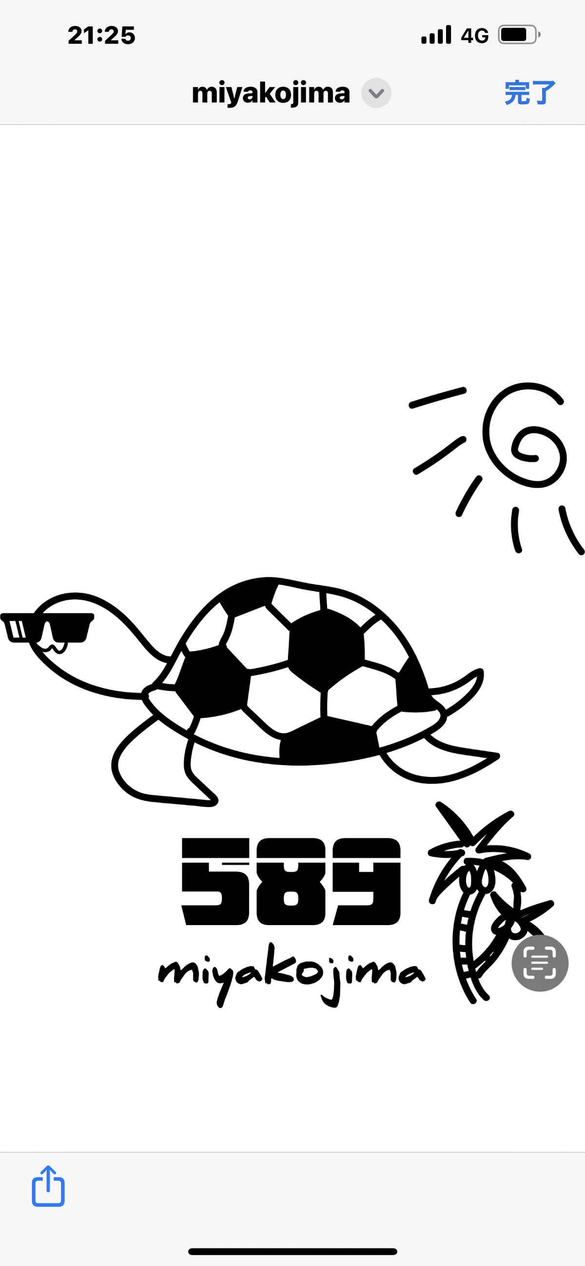 ご利益亀 8周年anniversaryステッカー！589亀in miyakojima 各種 | koh