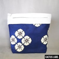 アフリカンプリント×コットンロープのバッグ