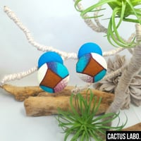 アフリカンプリント　ピアス/イヤリング