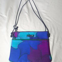 アフリカ布と帆布のサコッシュ | FOR ME