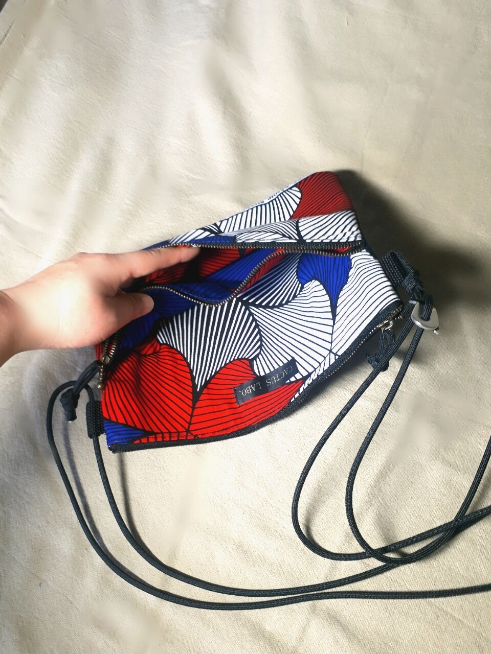 アフリカン50　サコッシュ　帆布 sankyo shokai ショルダーバッグ バッグ Pistache 帆布