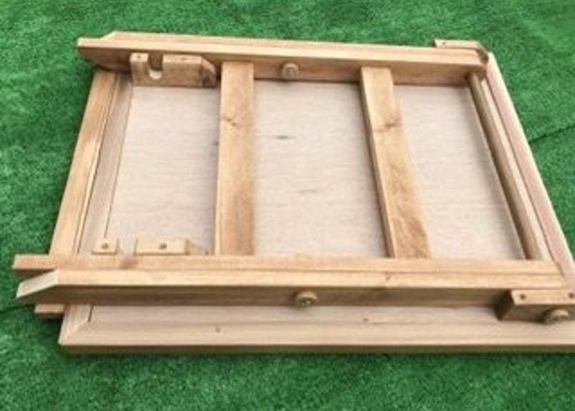 【ハンドメイドキャンプギア】オルテガ柄折りたたみローテーブル ハンドメイドキャンプギア・オルテガ柄折りたたみ脚ローテーブル