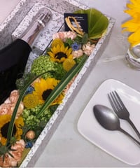 ギフトBOX　ワインとお花