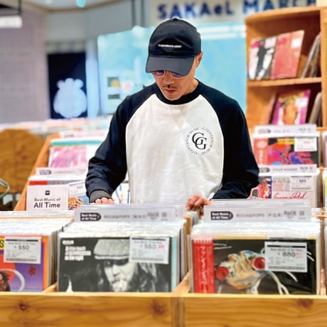 G-GOVERNOR MUSIC CIRCLE LOGO RAGLAN LONG SLEEVE T-SHIRT