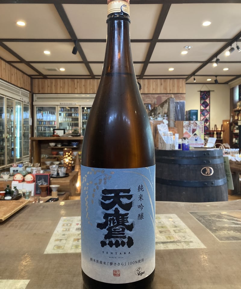 天鷹 純米吟醸 夢ささら 1.8L | とちぎの地酒 月井酒店