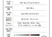 Indonesia Frinsa Collective (Well Hulled) 　インドネシア フリンザ・コレクティブ（ウエット・ハル）