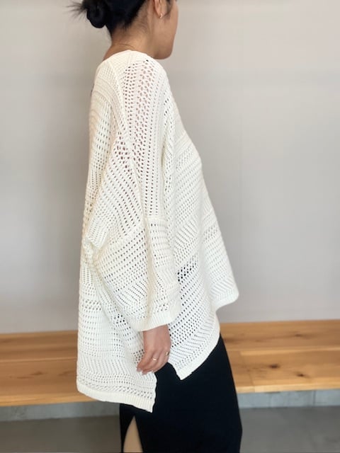 ayane柄編みニットプルオーバー | WORLDROBE-urban clothing-