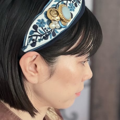 ボタンカチューシャ　NO.4