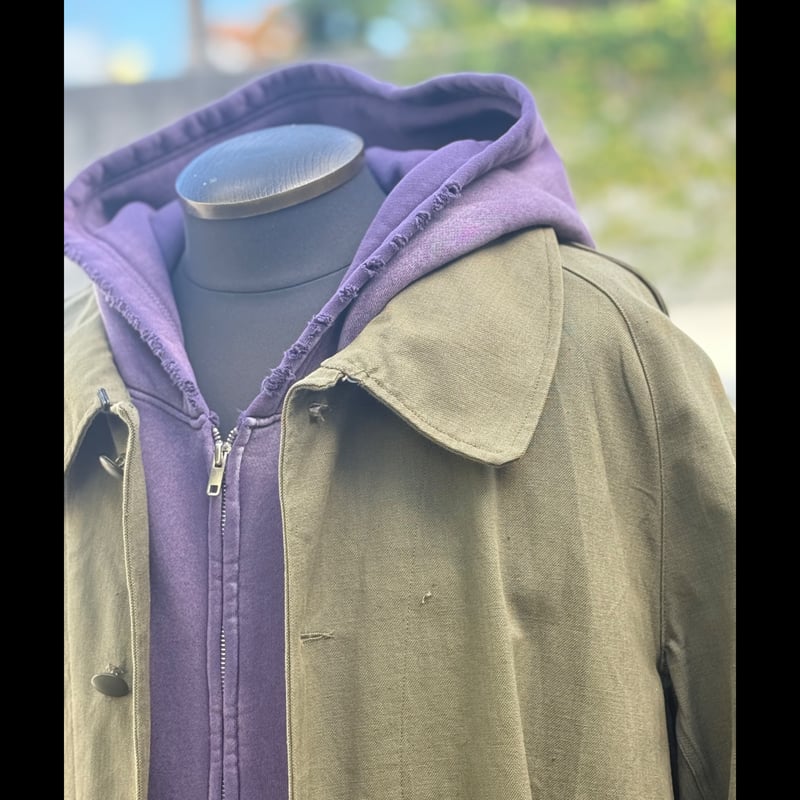 MOOJI MOOJI】OVERSIZE ZIPUP HOODIE AGED〝purple〟