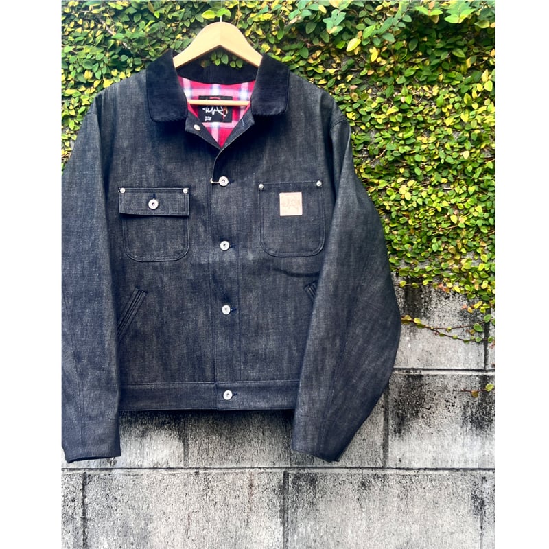 willowpants】J-003 BLACKDENIM JACKET | BAKU STORE