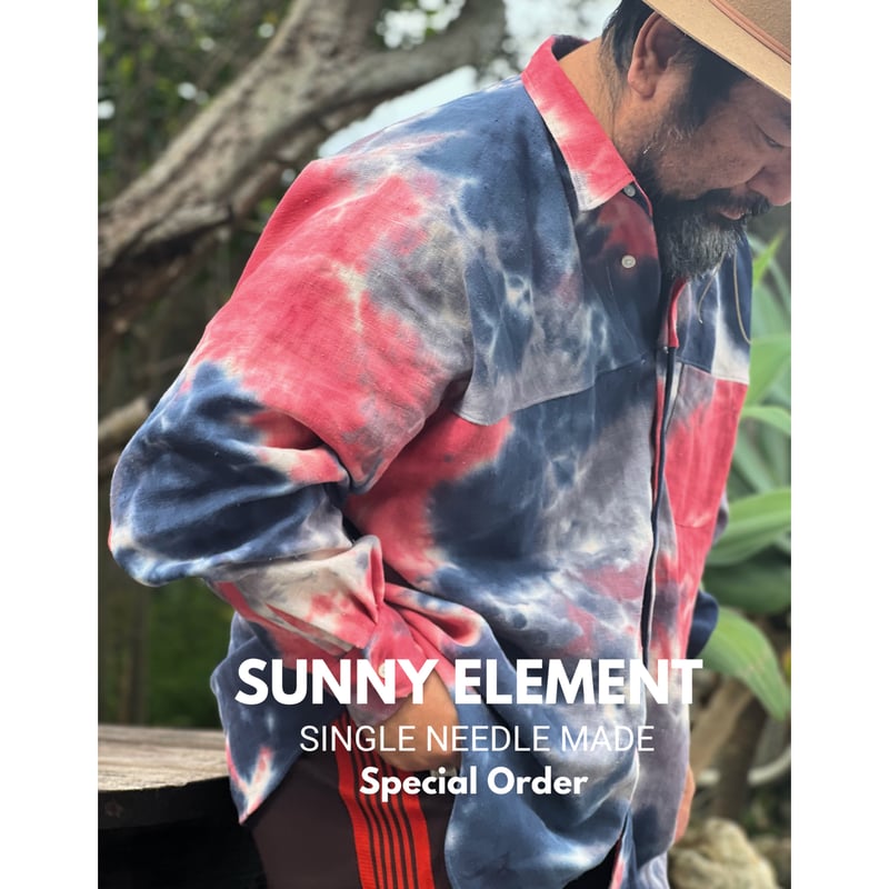 【サイズM】SUNNYELEMENTS AIRFIELD SHIRT SUNNY ELEMENT / Airfield Shirt Light Blue oxfor