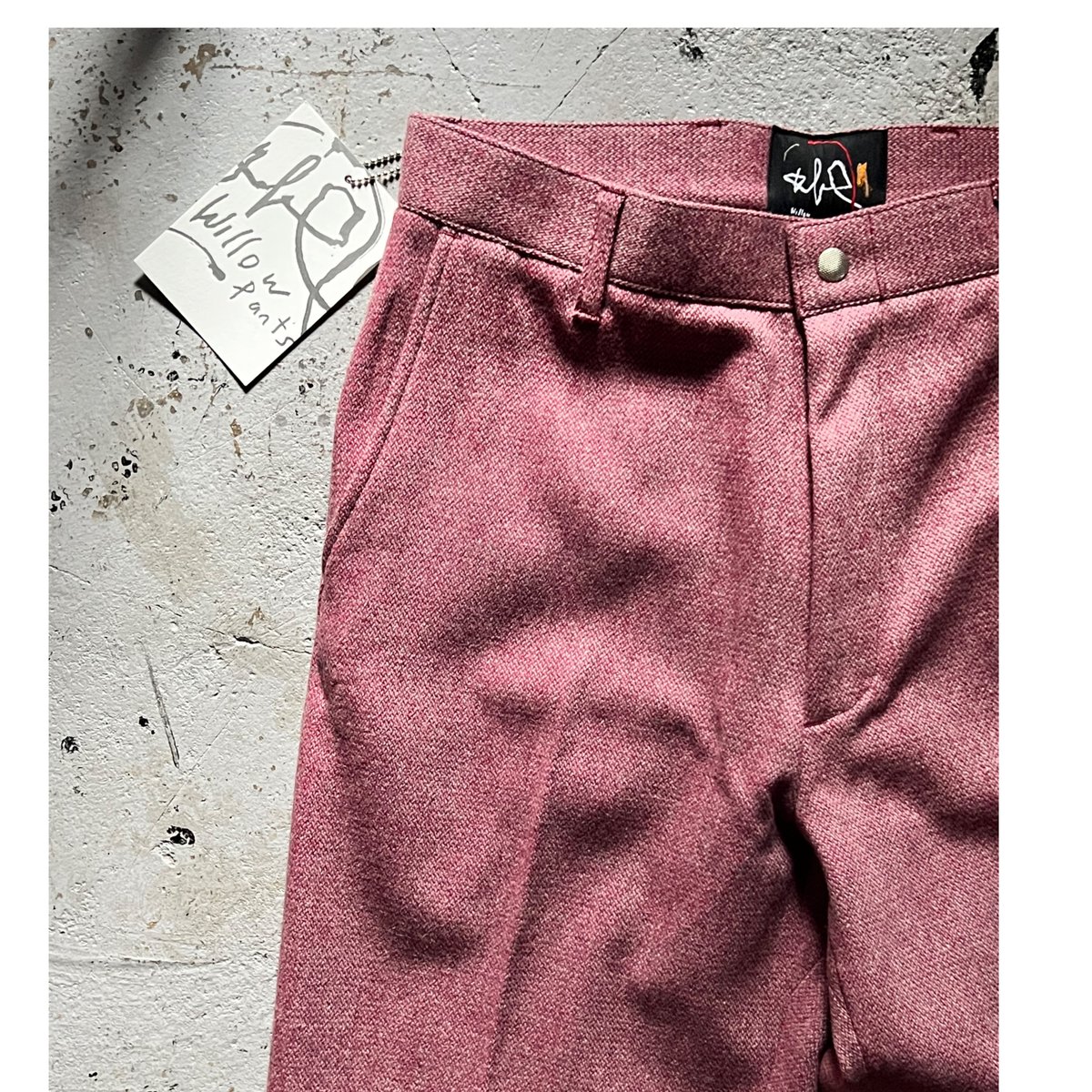 Willow Pants】 P-016 PINK杢 | BAKU STORE Willow Pants】 P-016 PINK杢 | BAKU STORE