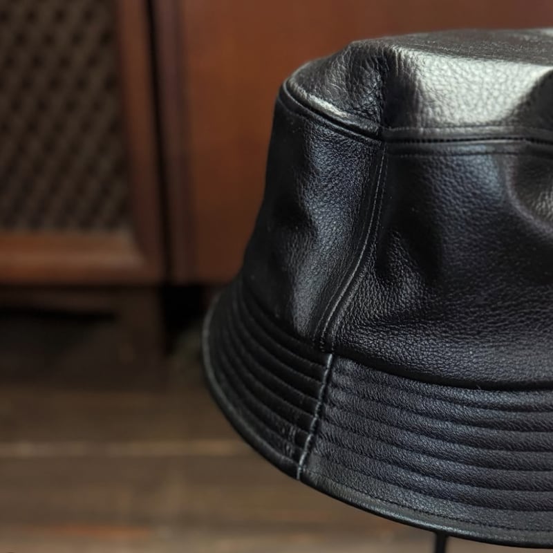 HATENA?】リアルレザーハット | BAKU STORE