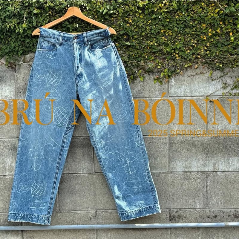 BRÚ NA BÓINNE】ルーラブーラペイントデニム | BAKU STORE