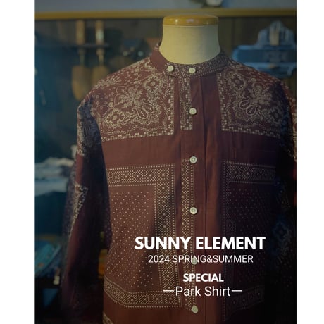 【SUNNY ELEMENT】Park Shirt