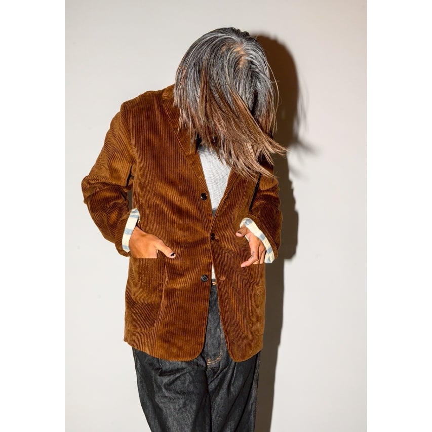 ジャケット・アウター Willow Pants P-032 brown corduroy Willow Pants】P-032 BRN-CORD JACKET | BAKU STORE