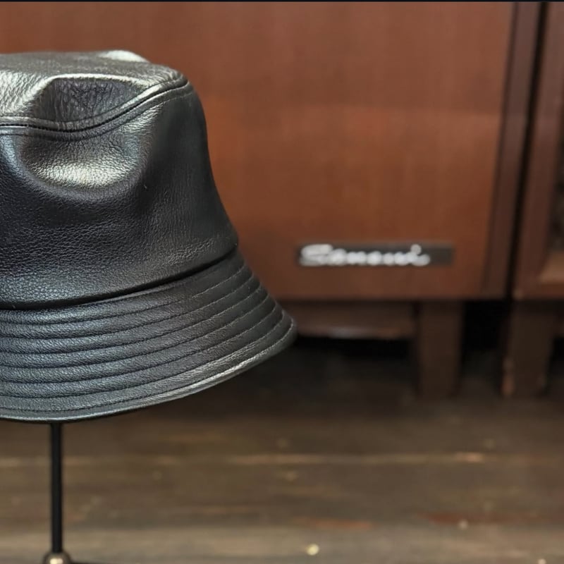 HATENA?】リアルレザーハット | BAKU STORE