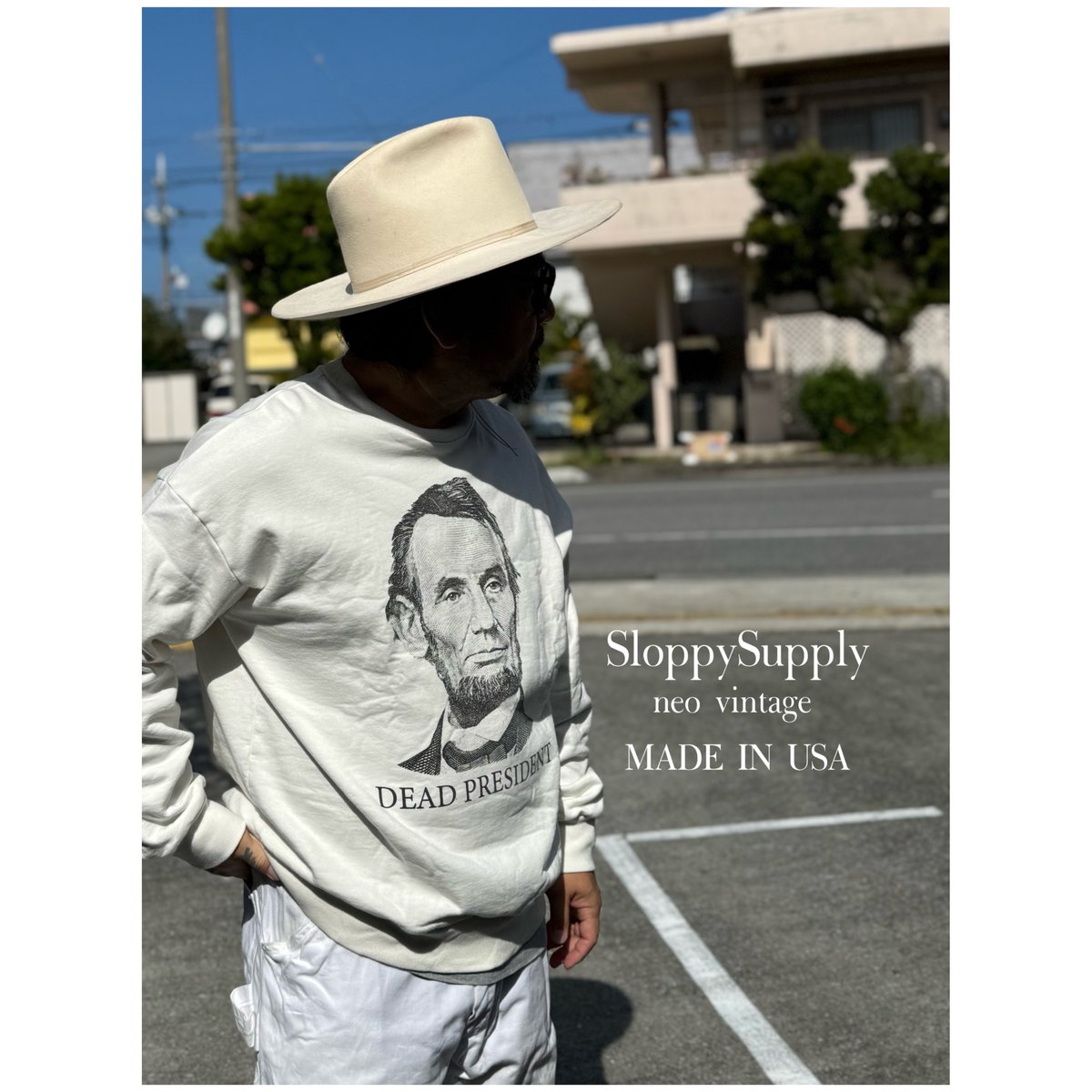 Sloppy Supply】crewneck sweatshirt | BAKU STORE