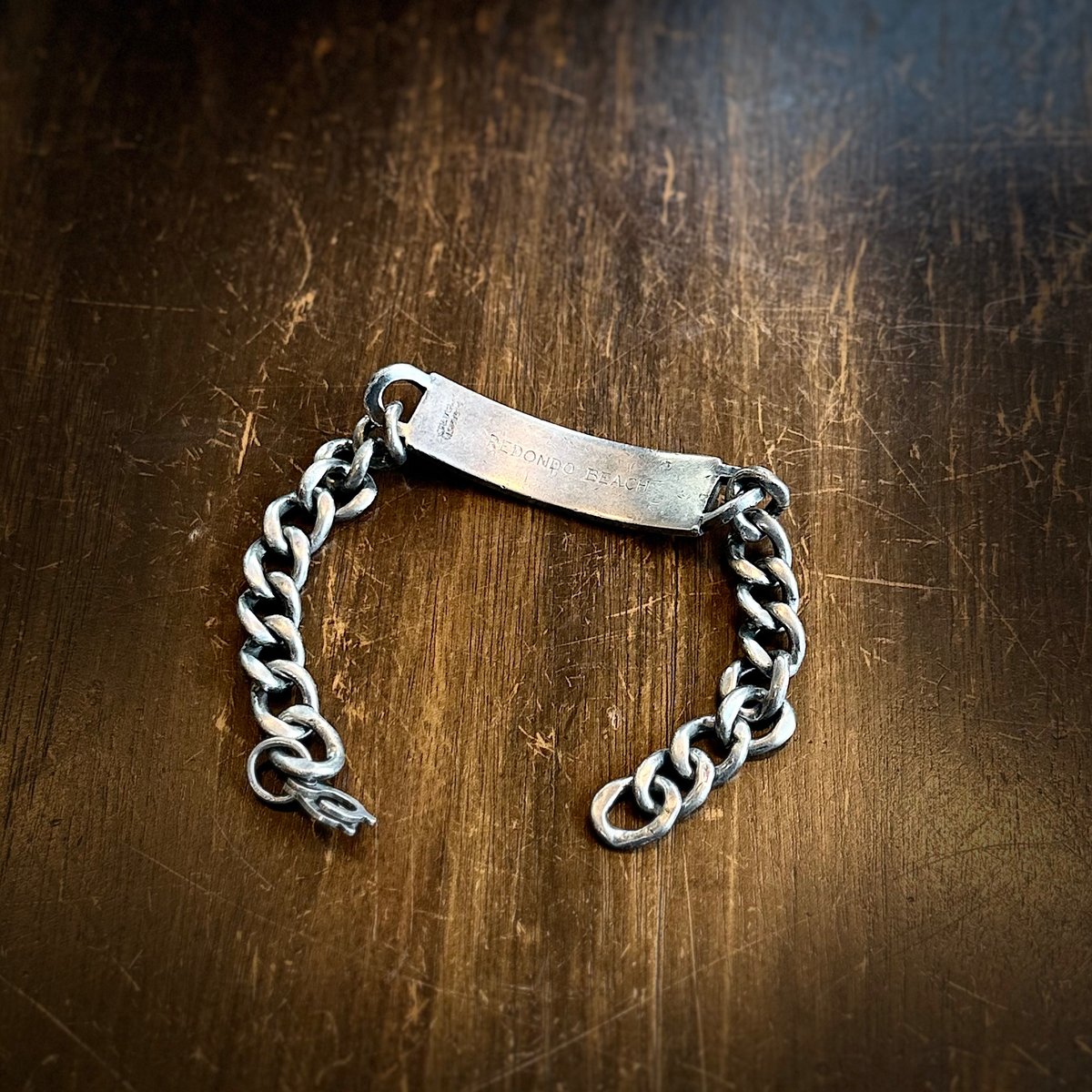 最終価格ビンテージIDブレスレット40's 1940年代 フレンチ ID ブレスレット [ WWⅡ ] [ ID bracelet