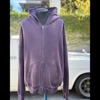 【MOOJI MOOJI】OVERSIZE ZIPUP HOODIE AGED〝purple〟