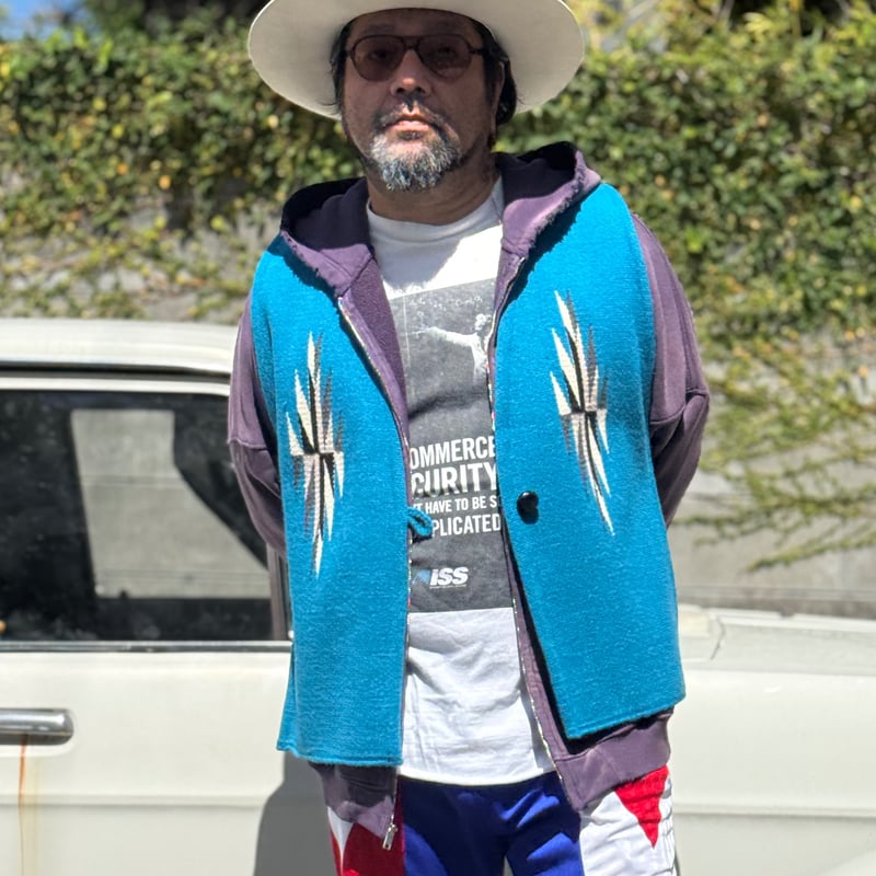 MOOJI MOOJI】OVERSIZE ZIPUP HOODIE AGED〝purple〟