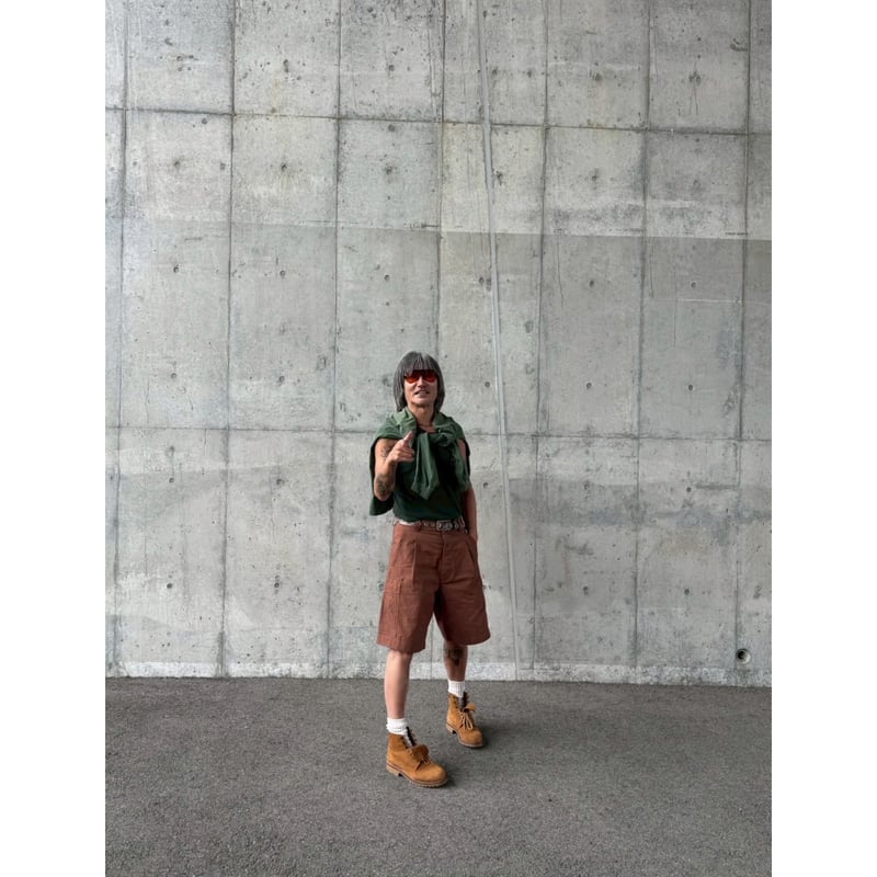 Willow Pants】P-037 BRN柿渋ショーツ | BAKU STORE