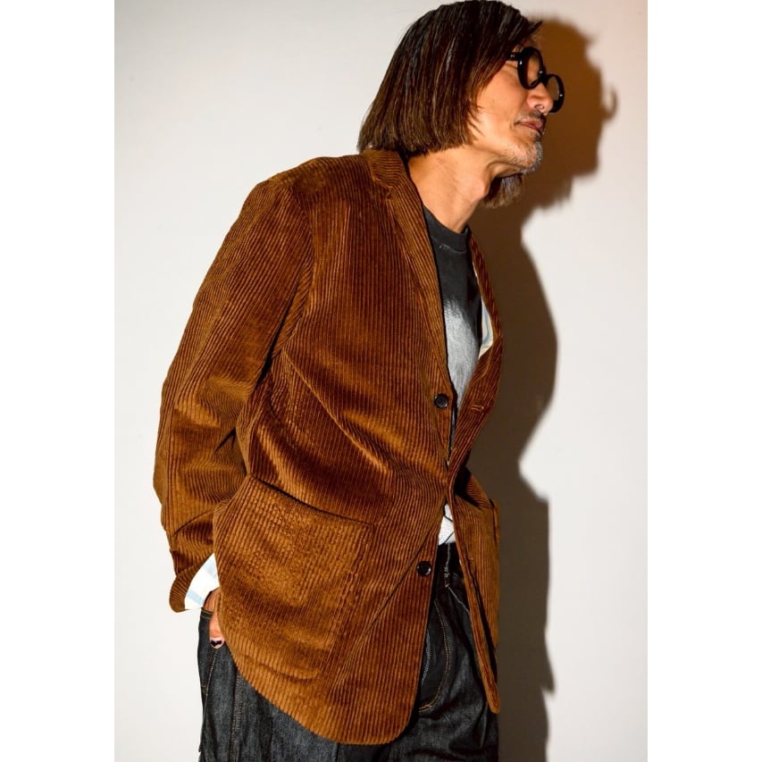 Willow Pants】P-032 BRN-CORD JACKET | BAKU STORE