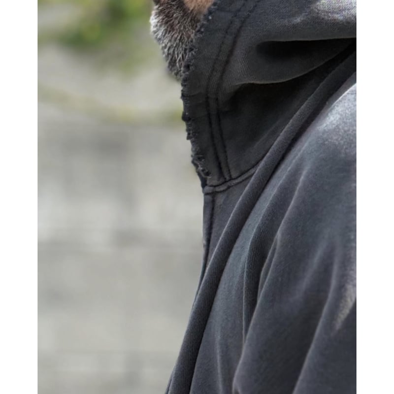 MOOJI MOOJI】OVERSIZE ZIPUP HOODIE AGED | BAKU