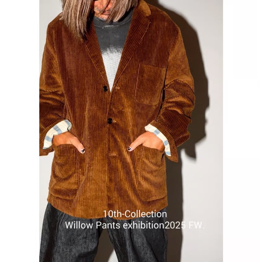 Willow Pants】P-032 BRN-CORD JACKET | BAKU STORE