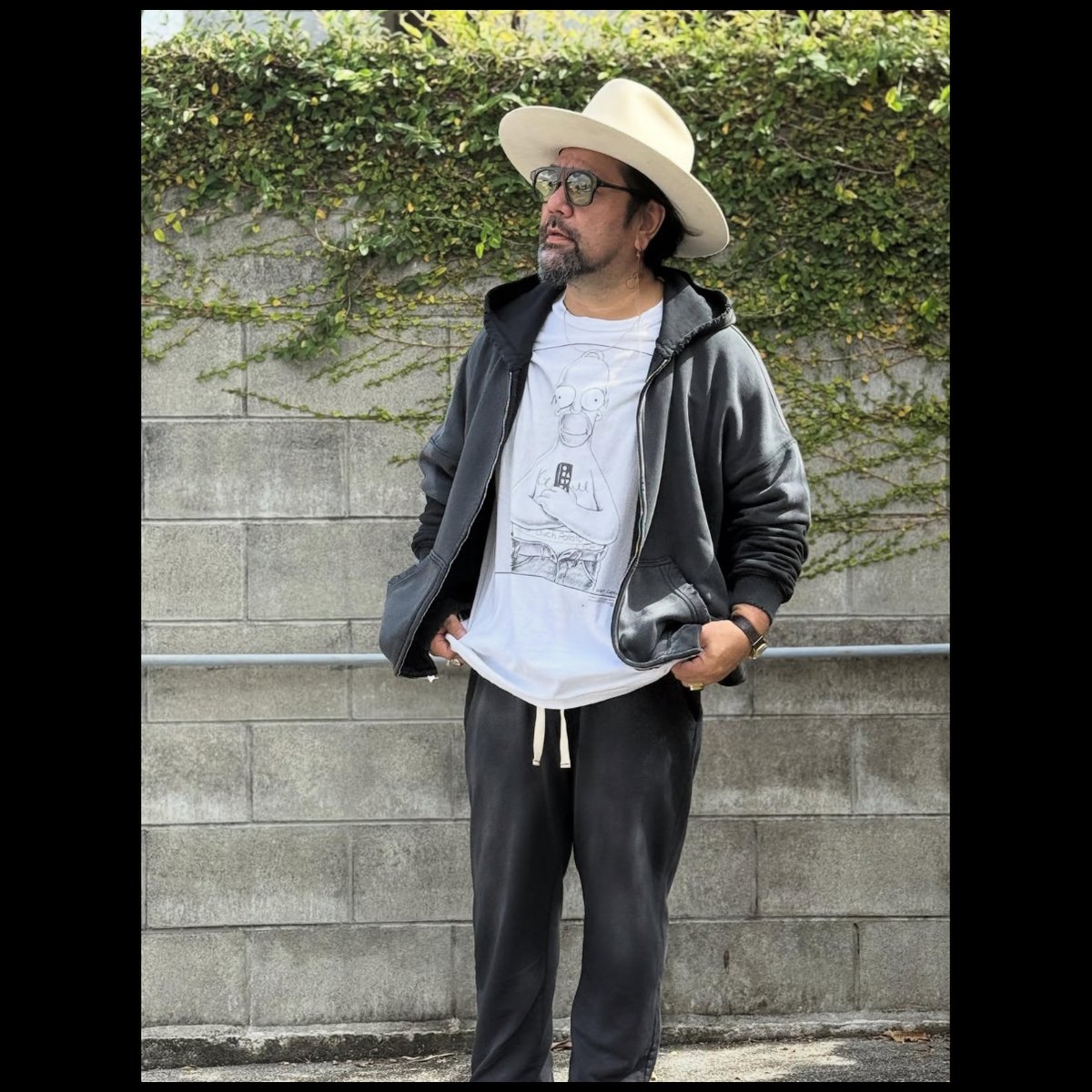 MOOJI MOOJI】CROP SWEAT PANTS AGED〝black〟 | BAK