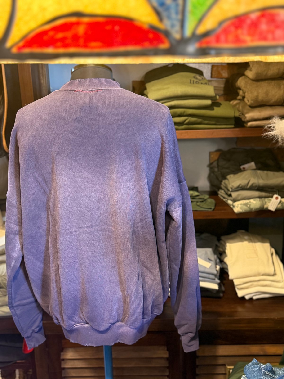 MOOJI MOOJI】OVERSIZE KANGAROO POCKET CREW AGED