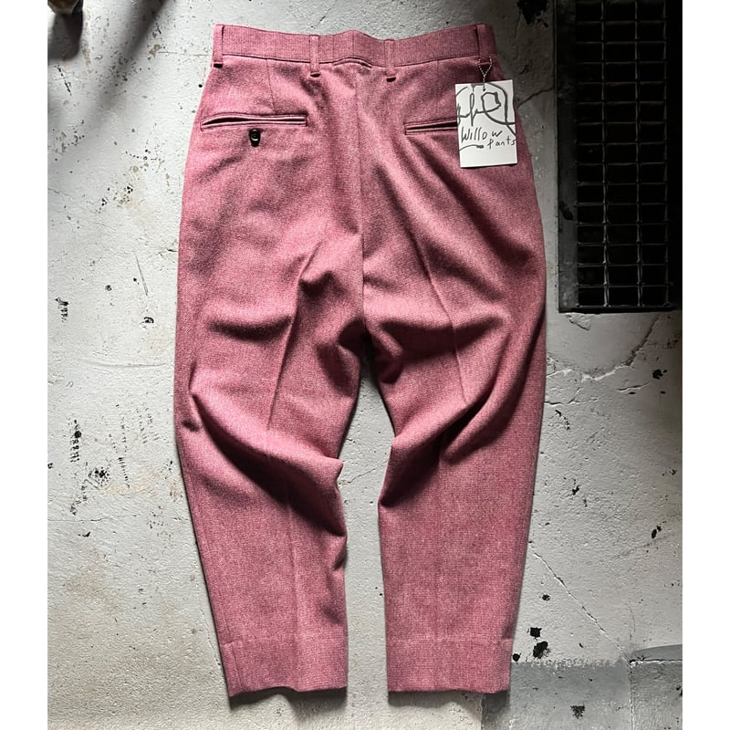 Willow Pants】 P-016 PINK杢 | BAKU STORE Willow Pants】 P-016 PINK杢 | BAKU STORE