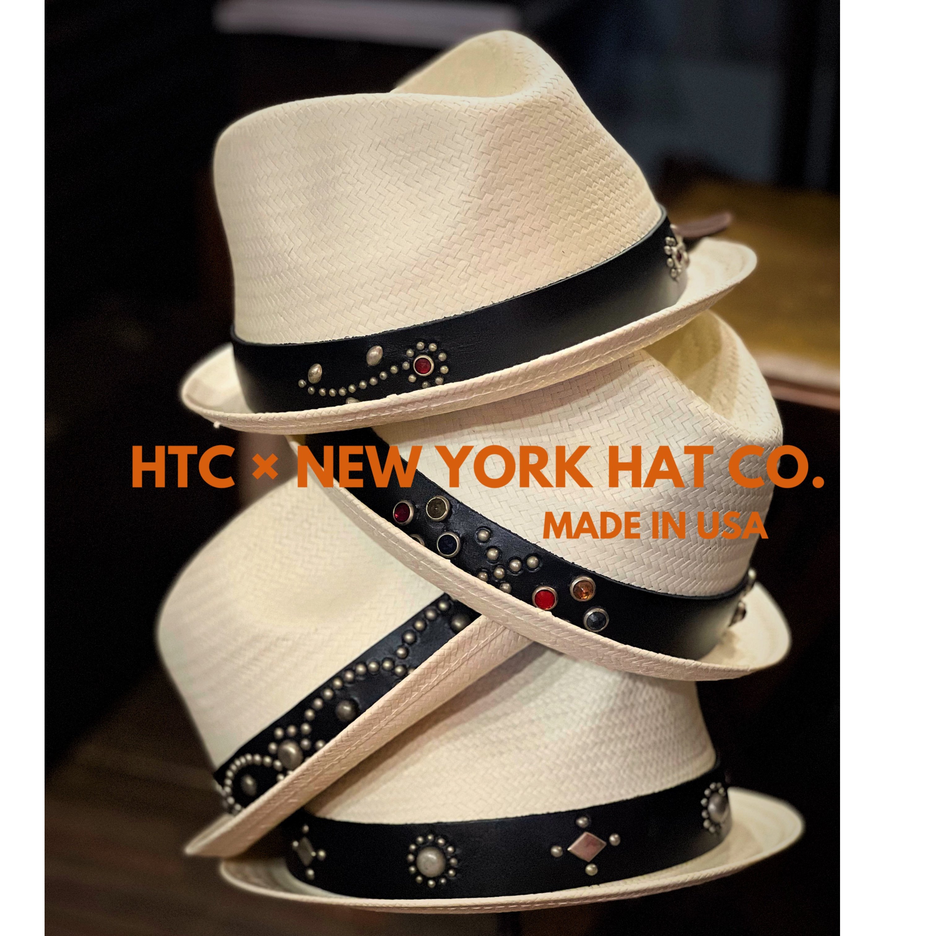 HTC × New York Hat コラボ スタッズ フェルト ハット L original