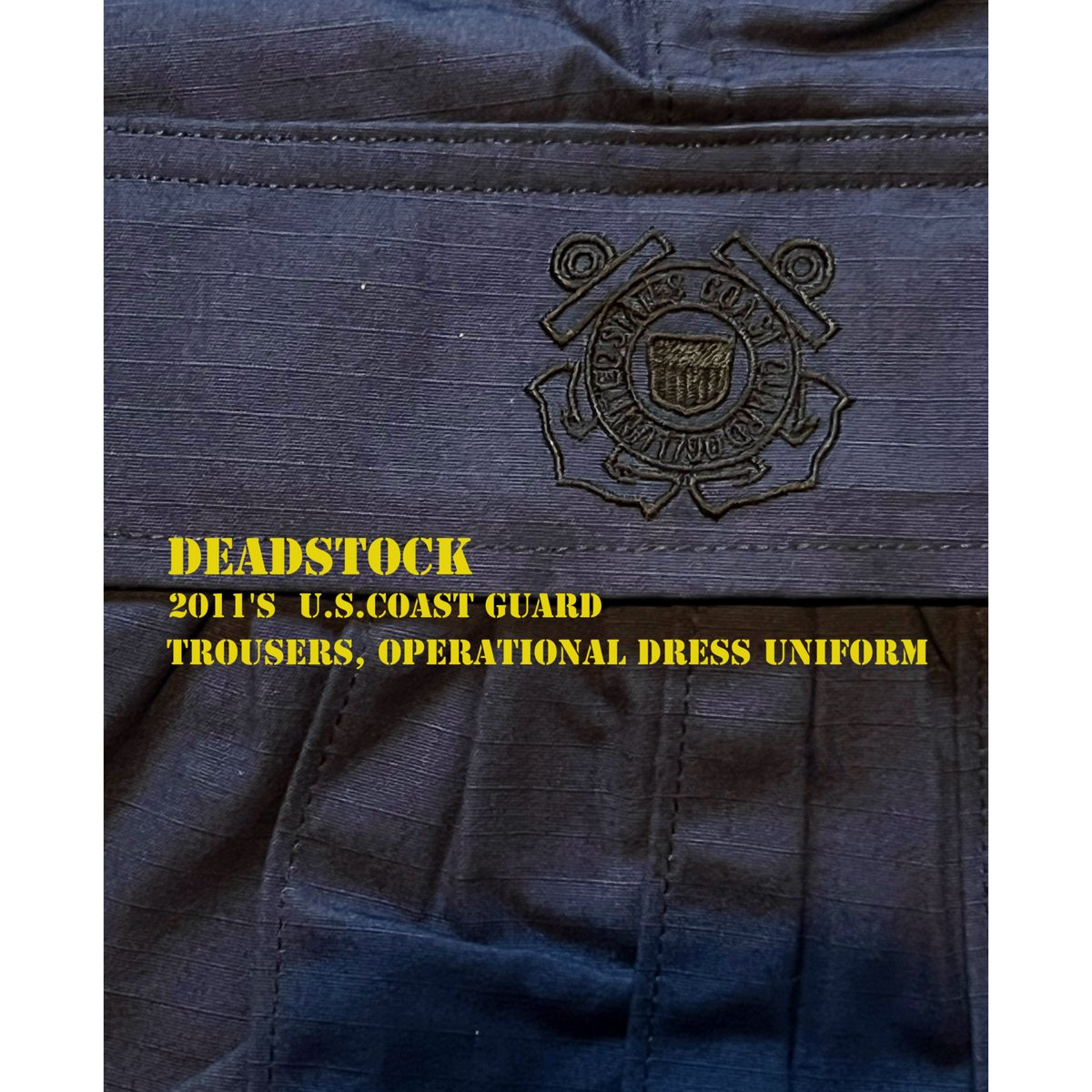 Deadstock】US.NAVY COAST GUARD ODU | BAKU STORE