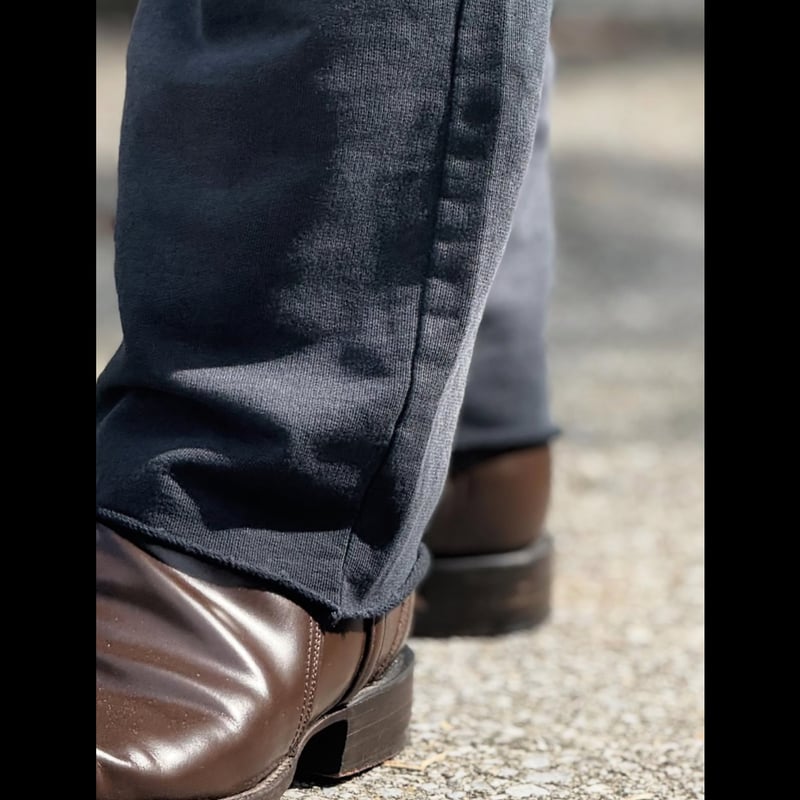 MOOJI MOOJI】CROP SWEAT PANTS AGED〝black〟 | BAK