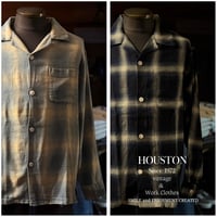 【HOUSTON】Indigo HB Ombre Check Shirt