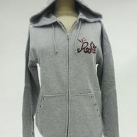 パズルジップアップパーカー（Gray）