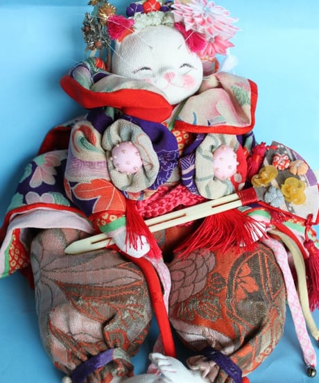 10147 人形の着物　江戸ちりめん　古布 175277660_o5.jpg?