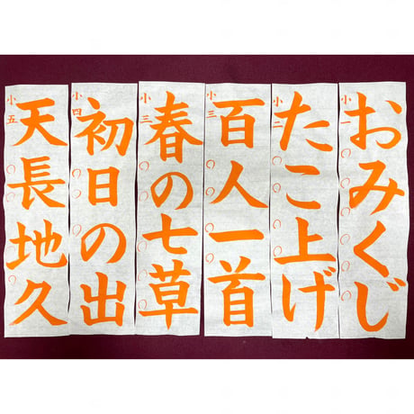 冬休み✍️書初め宿題フルサポート