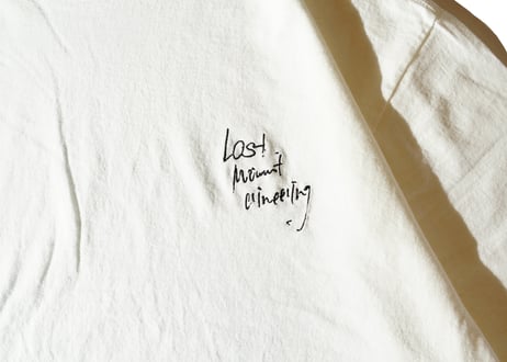 7.5oz SOUVENIR TEE S/S『EMB LOSTMOUNTAINEERING』