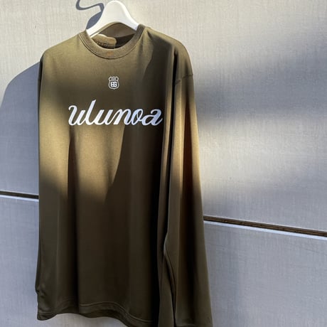 受注生産商品 期間限定 ULUNOABASE | HUG ダブルネーム ロングスリーブTシャツ
