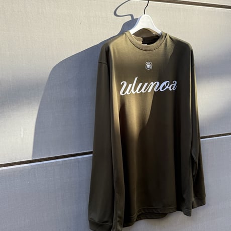 受注生産商品 期間限定 ULUNOABASE | HUG ダブルネーム ロングスリーブTシャツ