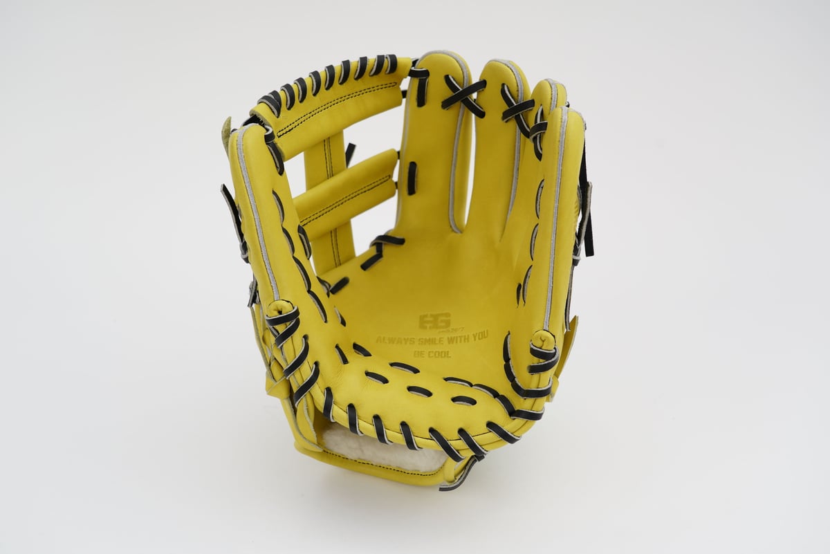 ハグ 硬式グローブ 内野手 掴み捕り ライム サイズ:29cm | HUG