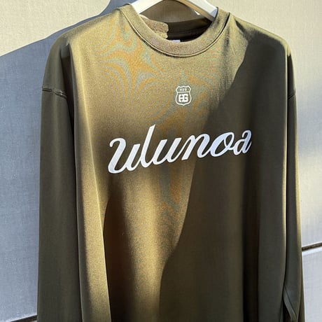受注生産商品 期間限定 ULUNOABASE | HUG ダブルネーム ロングスリーブTシャツ