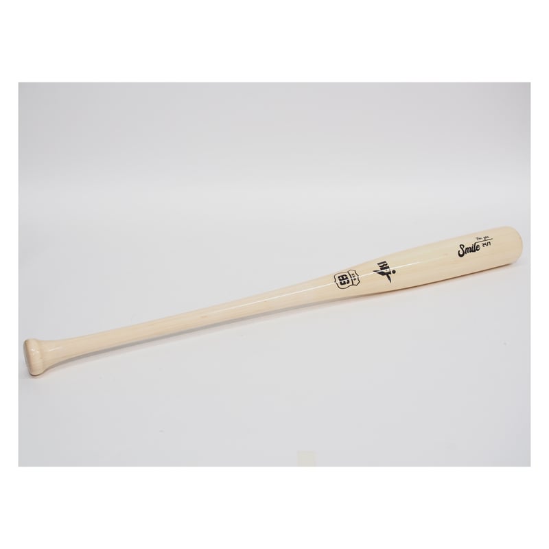 【ほぼ新品 超美品】硬式木製バット　MRバット　グラスファイバー加工　BFJ BS83 グラスファイバー加工 BFJ〈メイプル〉木製バット 硬式 83cm 平均