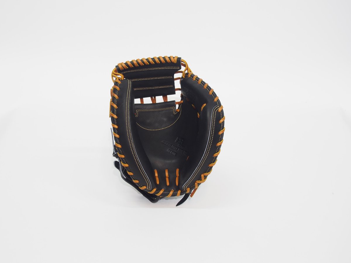 高校生対応 ハグ 硬式グローブ ブラック 黒 キャッチャーミット | HUG