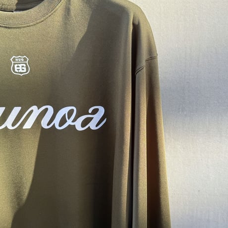 受注生産商品 期間限定 ULUNOABASE | HUG ダブルネーム ロングスリーブTシャツ
