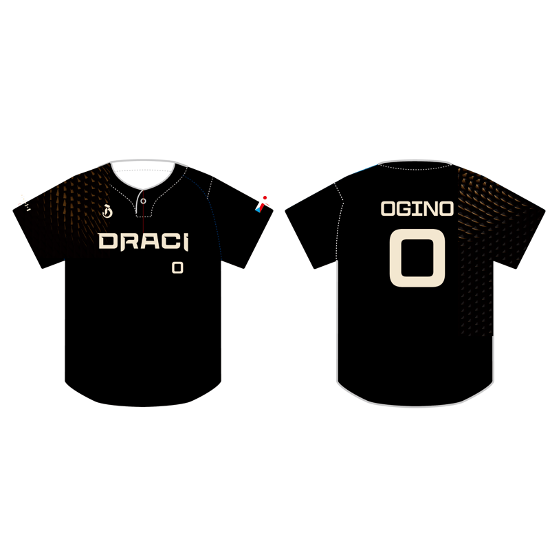 Draci Brno（ドラチ・ブルノ）荻野貴司 レプリカユニフォーム 背番号:0