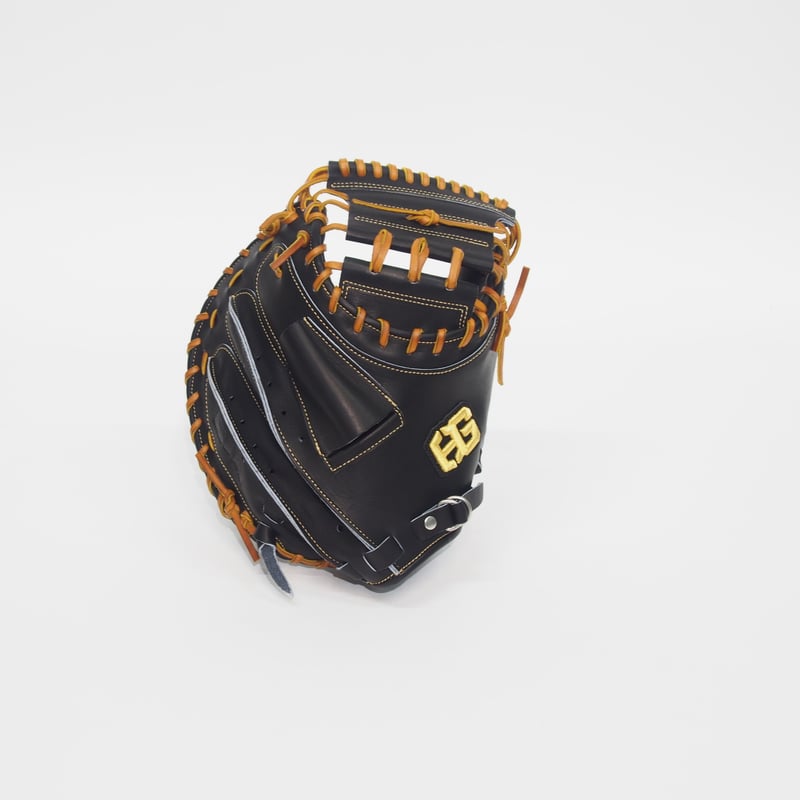 高校生対応 ハグ 硬式グローブ ブラック 黒 キャッチャーミット | HUG