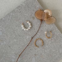 ear cuff / pearl&twist type